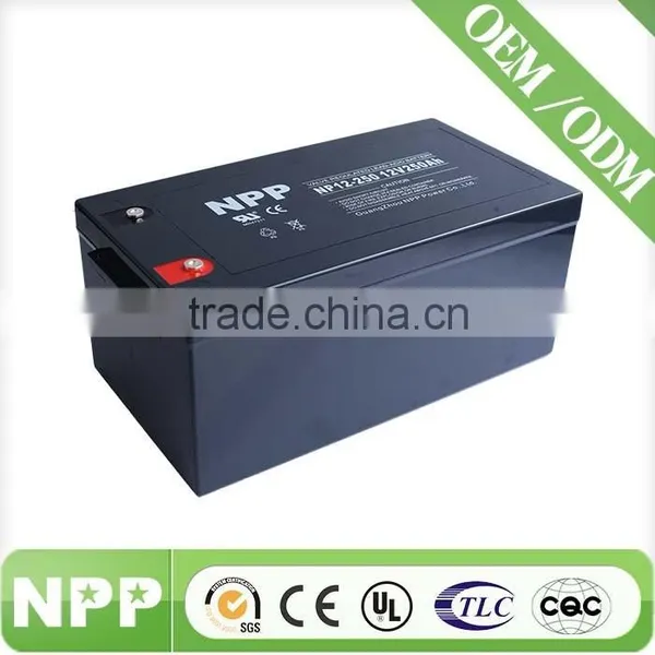 12v250ah Made in China Lead Acid Battery for Elecrtic Bike/UPS photo-2