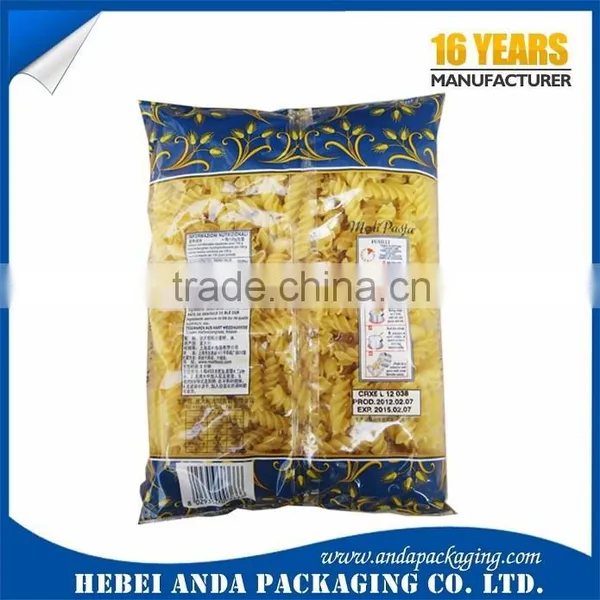 Fresh Pasta Packaging/spaghetti Plastic Wrapping Film Roll/plastic Bag photo-2
