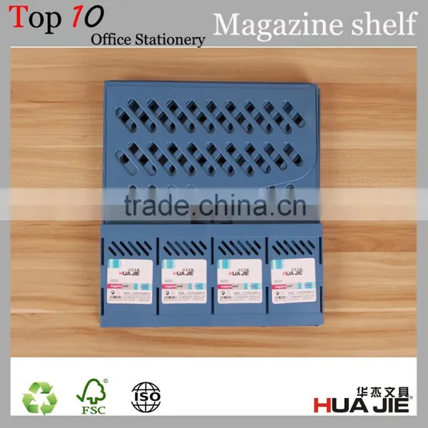 Hot Sale Office Stationery Desktop Magazines Rack With 4 Compartments photo-4