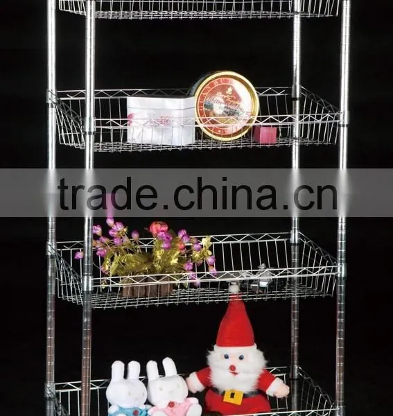 Double Side Chrome Metal Wire Shelf With NSF Certification photo-4