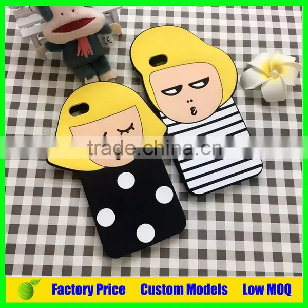 Korea Girl and Boy Silicone Mobile Phone Case Cover Iph 6plus Case Cover photo-5