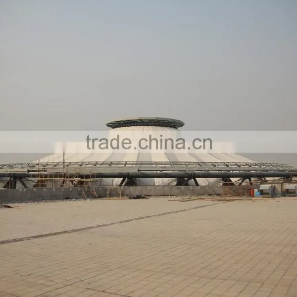 Guangzhou Supplier UV Resistance Cable Net Tension Membrane Structure Summerhouse With Permanent PTFE Coated Fiber Glass Fabric photo-4