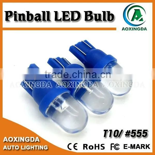 Clear Lens T10 Wedge 555 Flipper Pinball LED Bulb AD DC 6.3V photo-4