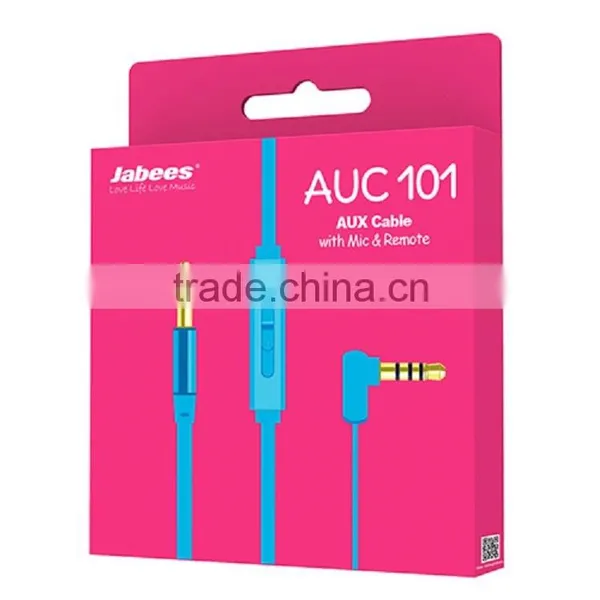 High Quality TPE Flat Stereo Built in Mic Digital Auxiliary Cable photo-6