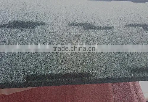 Metallic Colorful Sand Coated Steel Roofing Tiles photo-5