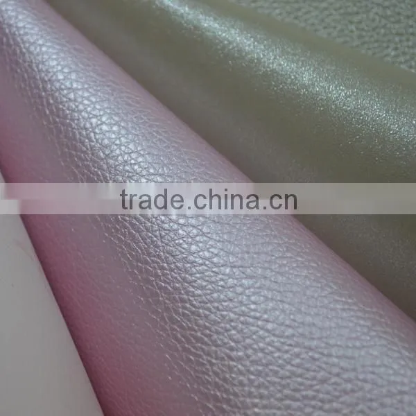 High Gloss pu Microfiber Leather Fabric for Bag and Shoes photo-3