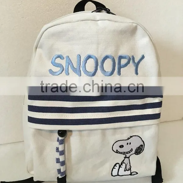 2# Personalized Sturdy Canvas Bag With Cute Logo for Children photo-2