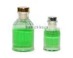 Luxury Design 50ML 100ML Decorative Glass Bottle Reed Diffuser With Cork for Sale