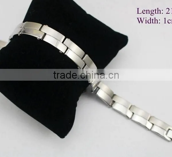 Silver Link Chain Stainless Steel Fashion Bracelet Men photo-6