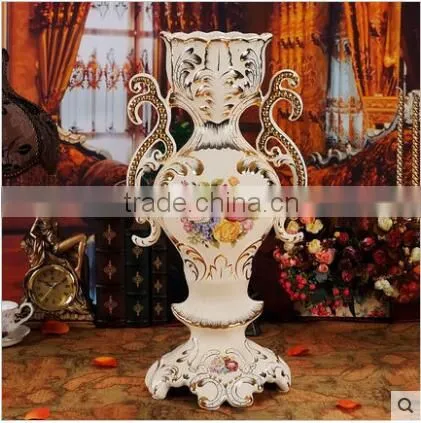 European Style Modern Interior Decoration Ceramic Vases for Hotel Deco
