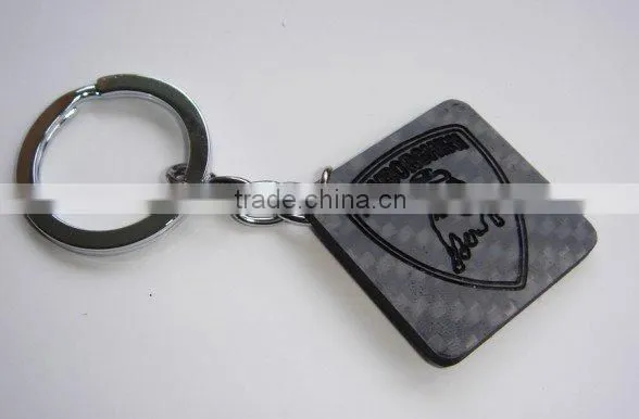 Grenade Shaped Carbon Fiber Keychain, Various Shapes Carbon Fiber Keychain photo-4