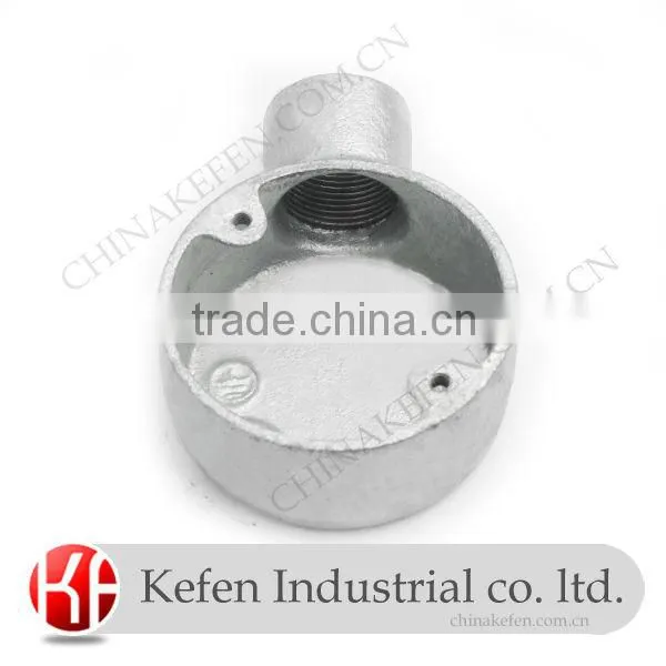20mm One-way Terminal Box/electrical Conduit Box/ Conduit Fittings