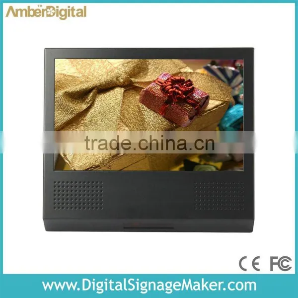 15" Wide Screen Shopping Mall Advertising Bar Code Reader Display