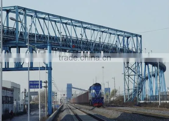 Big Thermal Power Plant Long Distance Bulk Material Handling System Pipe Conveyor photo-2