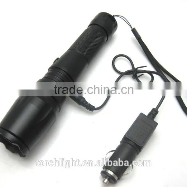 Best Selling Flashligt in EU LED Flashlight ZOOM and Water Resistant Design, 5 Light Modes and Rechargeable photo-3
