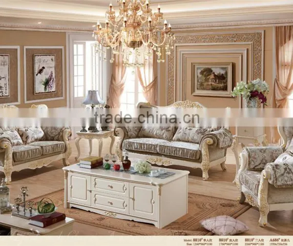 U Shape Sofa Corner Sofa Set French Classic Furniture photo-4