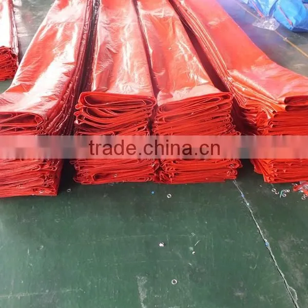 China PP /PE TARPAULIN High Density Polyethylene Leno Woven Fabric 3 Feet Aluminum Eyelet 16x16 Mesh Triangle Plastic Corner photo-2