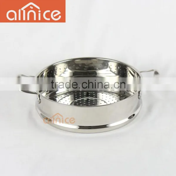 Allnice 6 Quart Pot Cookware With Pasta Insert and Lid, 18/10 Heavy Gauge Stainless Steel, Silver, Dishwasher Safe photo-5