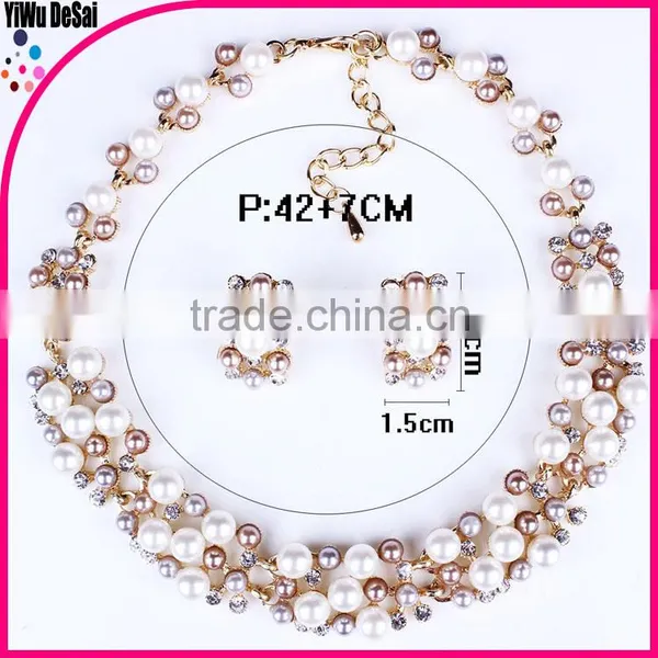 2015 Best Seller Jewelry Alloy Fashion Jewelry Beaded Necklace photo-2