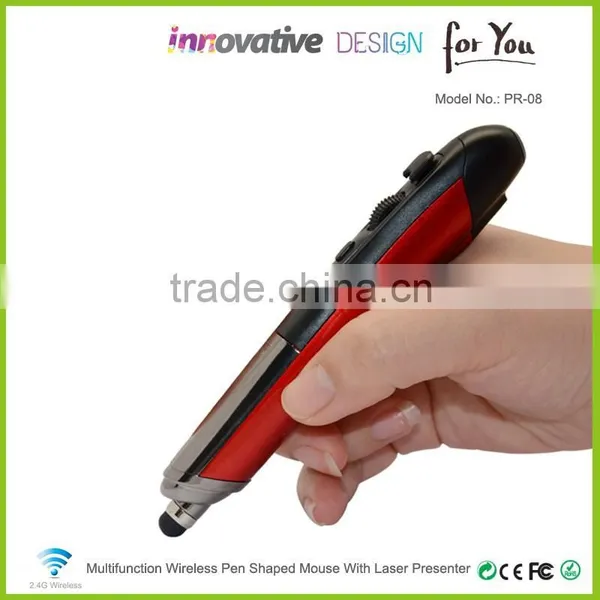 NEW ARRIVAL Red Laser Pointer Pen, Presentation Pointer With Touch Screen Pen/Pen Mouse Function photo-2