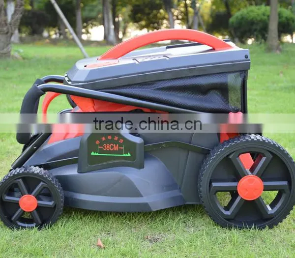 Hand Push Electric 1600w-1800w Plastic Deck Lawn Mower Induction Motor photo-2