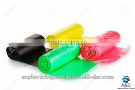 Cheap Plain Multiple Color Garbage Bag
