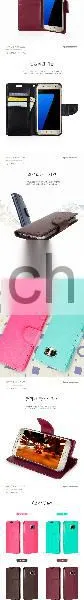 New Model Flip Wallet PU Leather Case For Samsung Galaxy Note 7Alibaba Express China Factory photo-6