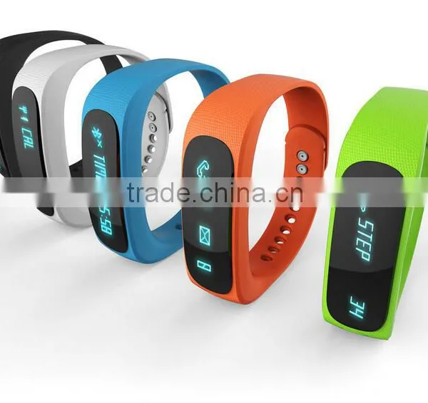 Newest Smart Wrist Watch E02 Smart Wristband, Led Bluetooth Bracelet Wrist Watch, Smart Wristband Bracelet Water Resistant photo-5