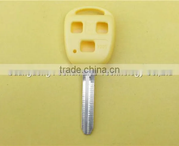 Toyota 3 Buttons Remote Key Fob Case Toy43 Blade in Yellow photo-2
