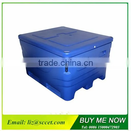 1000L Insulated Large Fish Cooler, PE Fish Bins, Insulated Plastic Bin for Fisherman photo-2