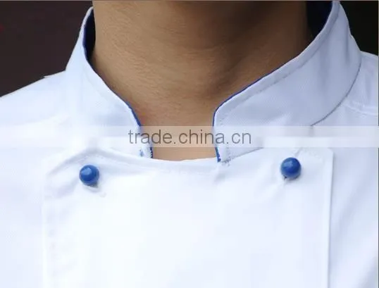 Winter White Long Sleeve Printing Kitchen Uniform Design photo-3