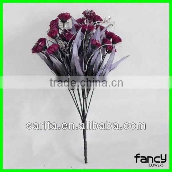 New Design 10 Heads Lilac Silk Flowers