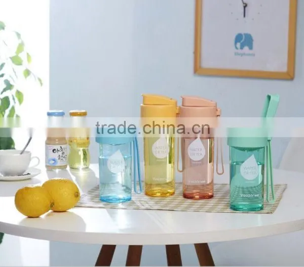 Bpa Free Water Bottle /plastic Sports Bottle With Straw/travel Mug photo-2
