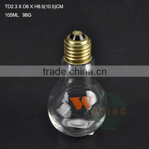 Wholesale Bulb-shaped Glass Jar With Lid photo-2