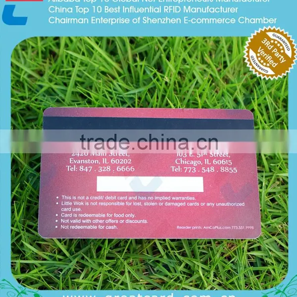 Plastic Membership Card With Signature & Magnetic Stripe photo-3