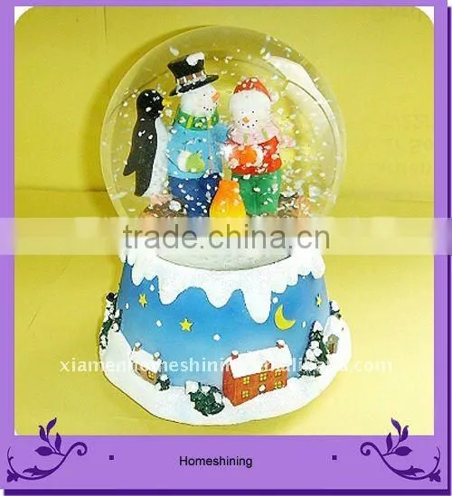 Christmas Snowman Snow Globe