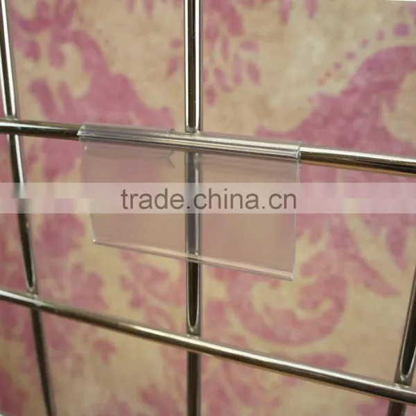 Display Hook Label Holder Shelf Edge Plastic PVC Shelf Price Label Holders Tag Holders for Hook photo-3