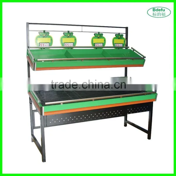 Vegetables Display Shelf Supermarket Equipment Quality Choice