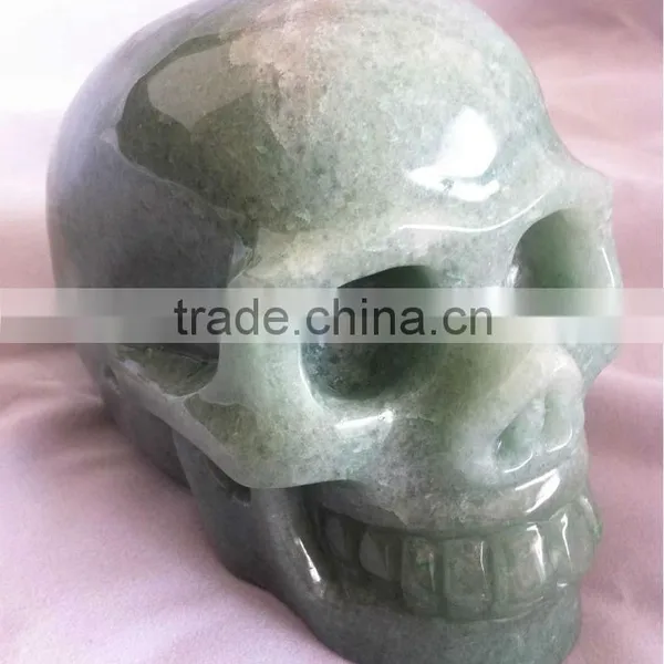 Green Aventurine Skull