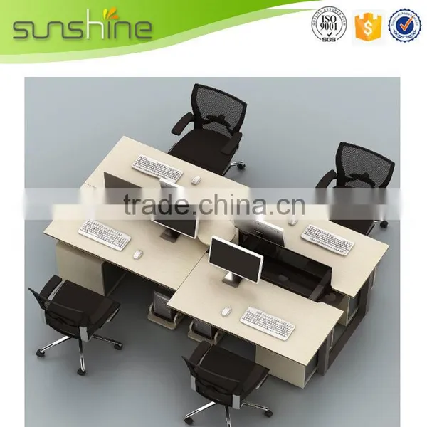 China Supply Office Furniture Opening Style Desk System Office Desk Partition Low Partition photo-6