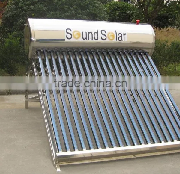 Mauritius Low Pressure Solar Water Heater Stainless Steel 240L Supplier's Choice photo-3