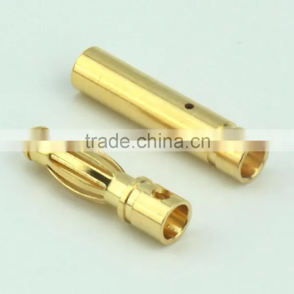 4.0mm Banana Plug and Socket,24k Gold Connector Banana Plug