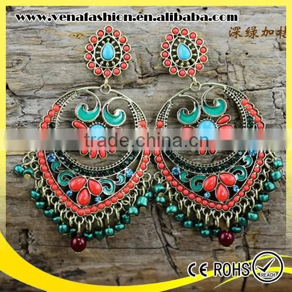 Small Moq Boho Hanging Top Design Earring, Latest Earring Design photo-6