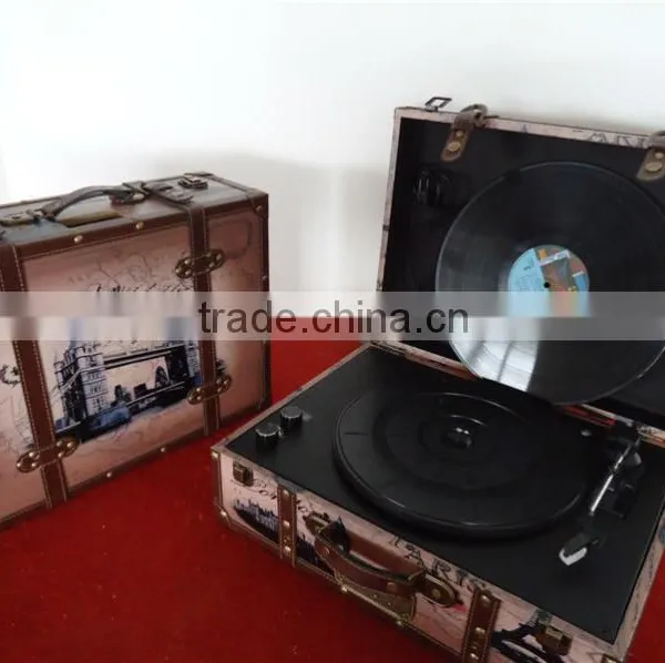 2016 Most Popular Turntable Gramophone Gift Music Box Player photo-6