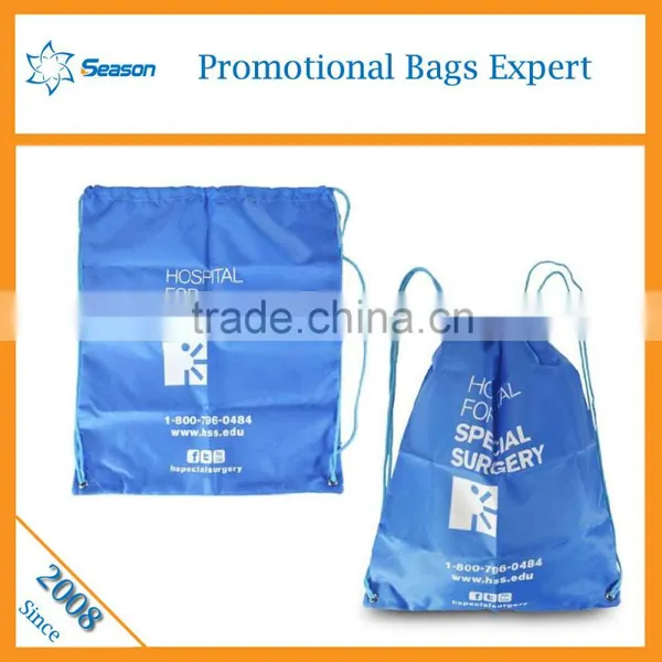 Polyester Bag Manufacturer to Made Environmental Protection Bag/ Waterproof Drawstring Custom Bag photo-6