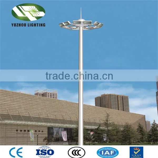 High Mast Street Light With Lifting Device and Control Panel 30M High Mast Lamp Pole Led Street Light photo-2