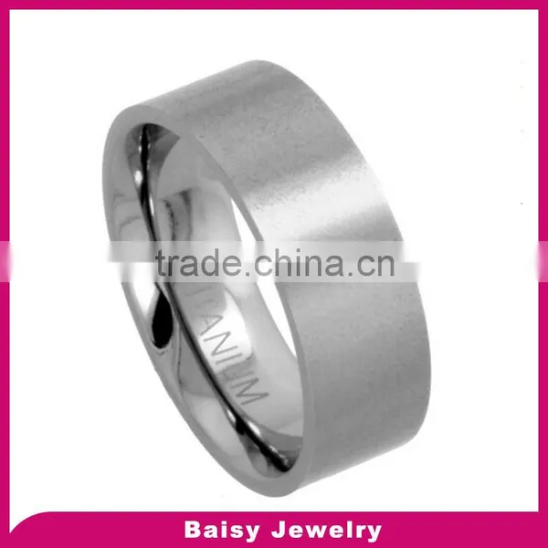 China Popular Customized Titanium Rings for Men Jewelry photo-4