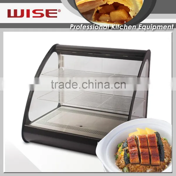 Hot Selling Commercial Black Mirror Steel Warming Showcase Restaurant Use photo-3