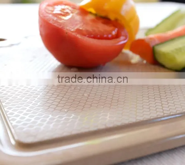Biodegradable Natural Rice Husk Silicone Bamboo Kitchen Chopping Board photo-5