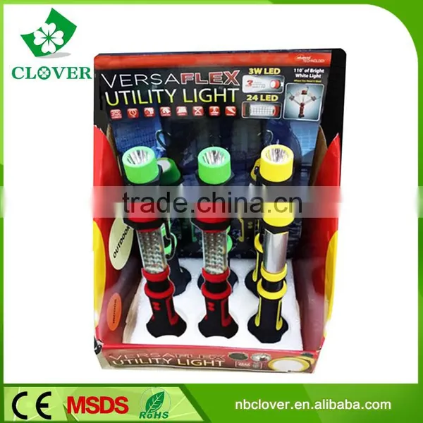 100LM Super Bright 24+1 LED Portable Led Work Light With Magnet and Hook photo-6